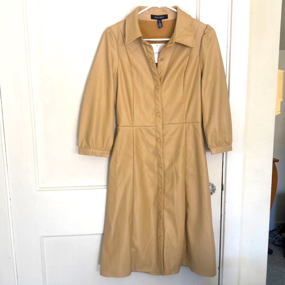 Ellen Tracy lather dress